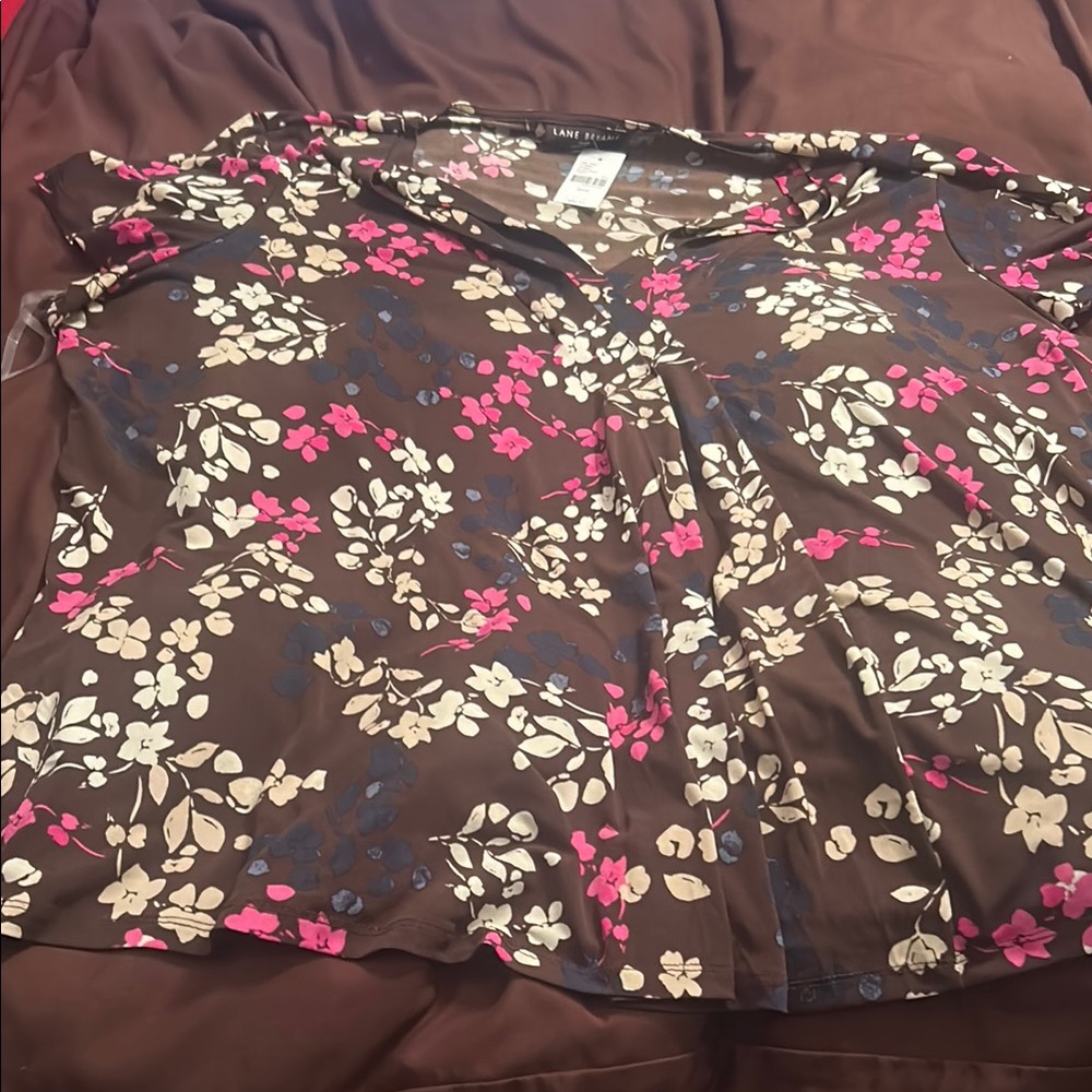 Floral Brown Women's Top